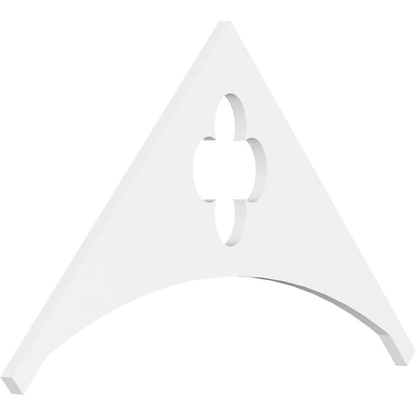 Ekena Millwork Pitch Turner Architectural Grade PVC Gable Pediment, 36"W x 21"H x 1"P (14/12) GPP036X021X100TUR - main